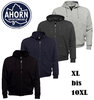 AHORN Sweatshirtjacke Hoody-Jacke XL bis 10XL